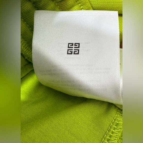 NWT Givenchy Unisex Jogger in Citrus Green - Picture 9 of 9